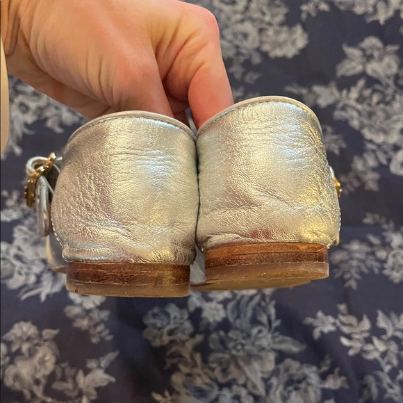 Sam Edelman Silver Mary Jane Flats 5.5 - Picture 3 of 7